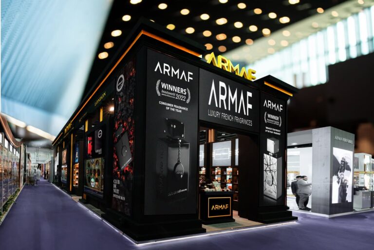 ARMAF’s iconic booth at Beautyworld Middle East 2022 in its grand stature!🤩🖤#beautyworldmiddle