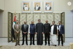 Chief Minister met with the Crown Prince of Abu Dhabi.