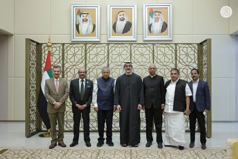 Chief Minister met with the Crown Prince of Abu Dhabi.